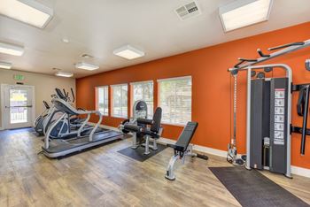 Fitness Center at Renaissance Park Apartments, California